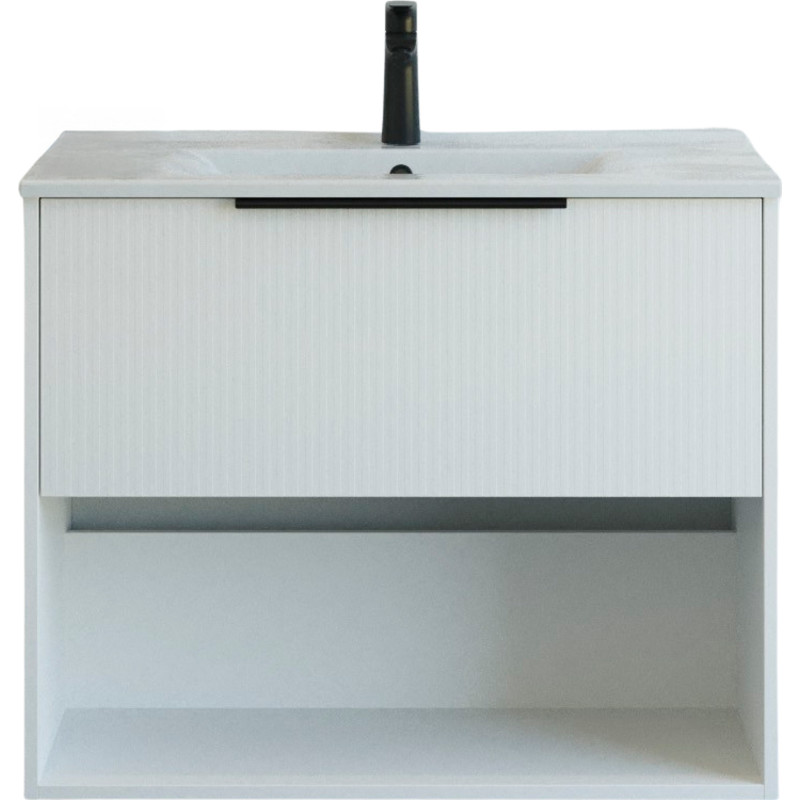 Dansani Mido+ Classic møbelpakke, 81x44 cm, stribet mat hvid