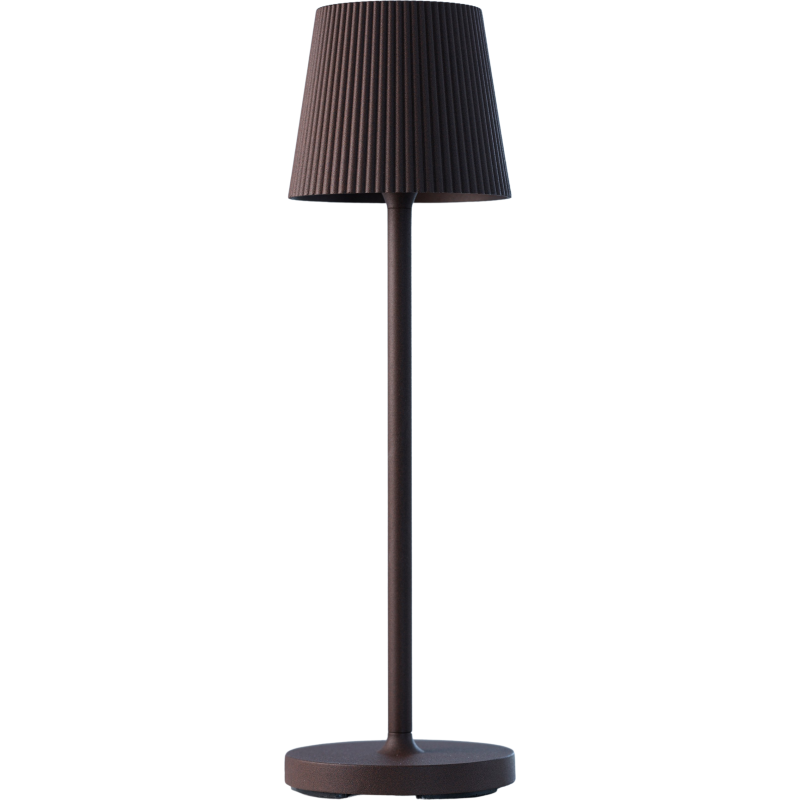 LumenLight Lucca uppladdningsbar bordslampa, brun