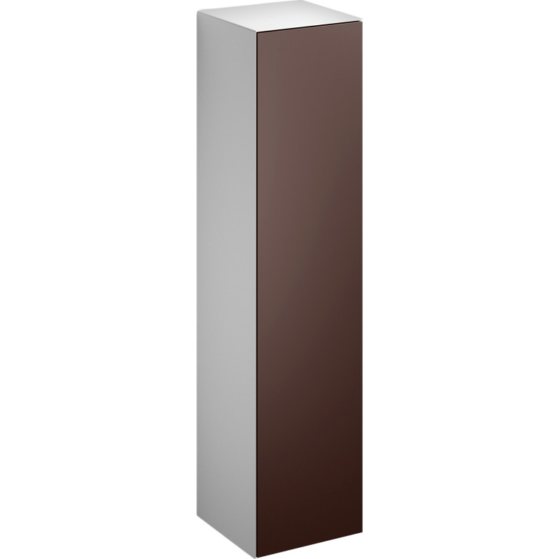 Laufen Folio højskab, 30x124,6 cm, brun/hvid