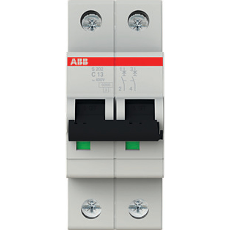 ABB S202-C13 automatsikring, 2P, 13A