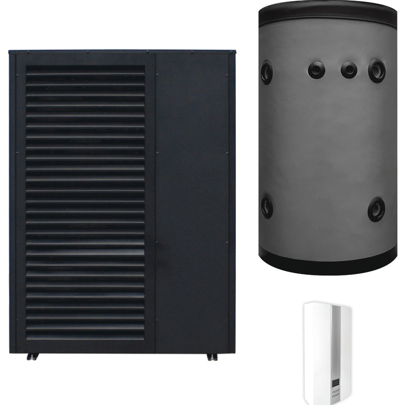 ScanTherm Skagen - 12kW med 160L Buffertank og 11-15kW el-gennemstrømningsvandvarmer