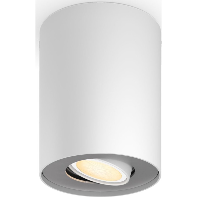Pillar Hue Pillar LED-downlight, hvid, CCT, 12 cm - Philips Hue Philips Hue Pillar - Stue - Moderne - Metal - Plafond