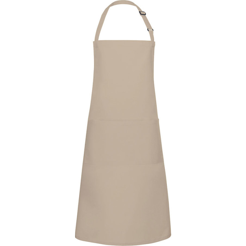 Karlowsky Basic forklæde med lommer, sand, onesize