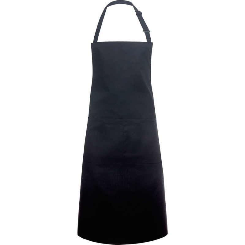 Karlowsky Basic forklæde med lommer, sort, onesize