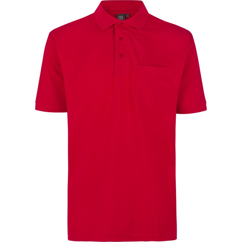 ID Pro Wear poloshirt, röd, st