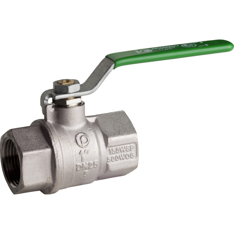 Kuglehane med greb muffe/muffe 1/2"