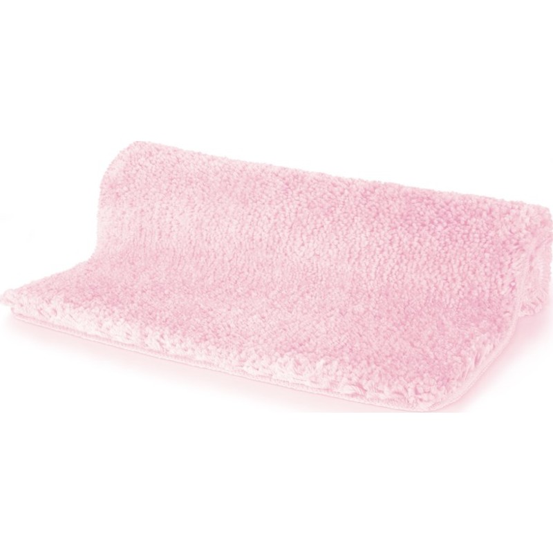 Spirella Highland badrumsmatta, 55x65 cm, rosa