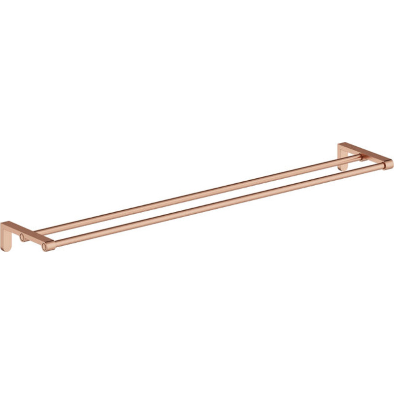 Damixa Zen håndklædestang, 80 cm, børstet kobber