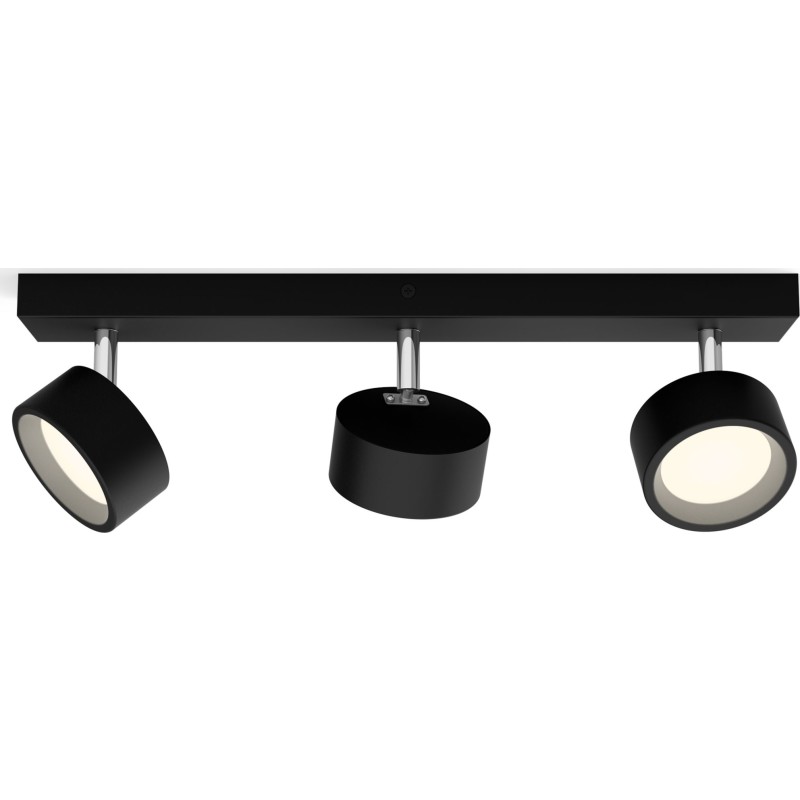 Philips Bracia takspotlight, 3 spotlights, svart