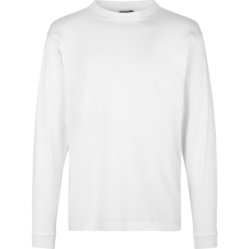 ID Pro Wear t-shirt langærmet, hvid