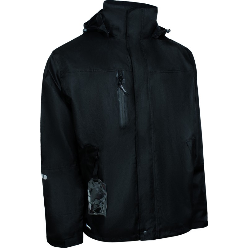Lyngsøe FOX7057 regnjacka, svart, stl 3XL
