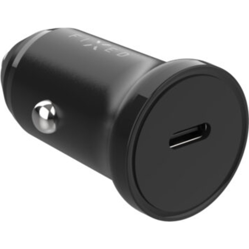 Fixed universal biloplader, USB-C, sort