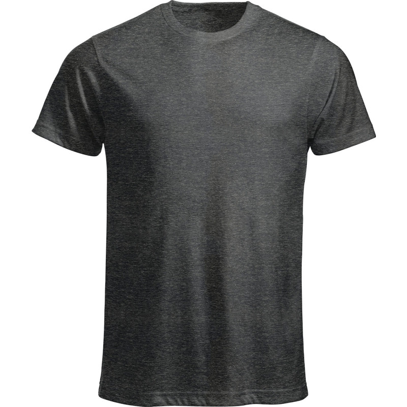 Clique New Classic t-shirt, mörkgrå melange, st