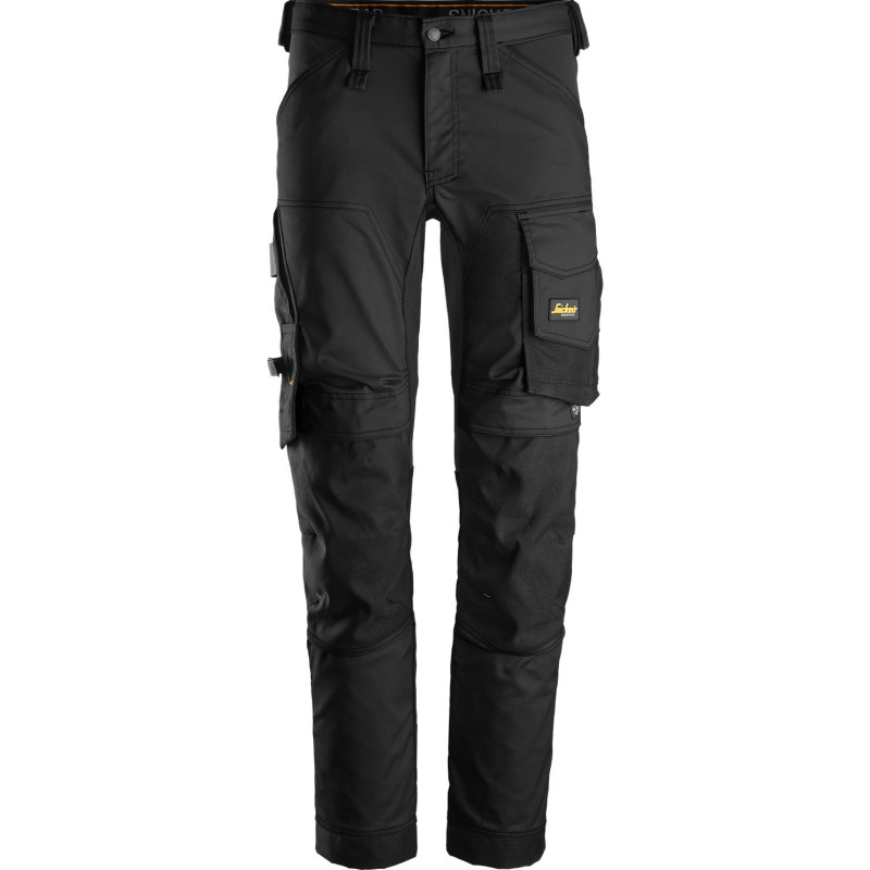 Snickers AllroundWork stretch bukser sort 6341 - sort / 104 | Bukser | Bukser | EN 14404