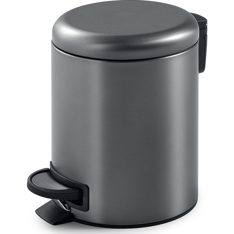 Hefe Potty toiletspand, 3 liter, sort krom