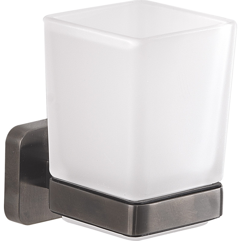 Hefe Tonga tandborstmugg, svart krom