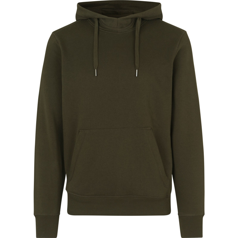ID Core hoodie, olivengrøn, str. 2XL