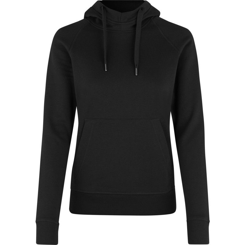 ID Core dame hoodie, sort, str. 3XL