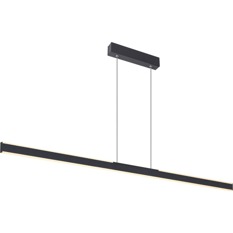 SLV One Linear pendellampa, svart, 140 cm