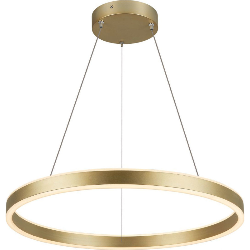One 60 LED-hængelampe, messing, Ø60 cm, op/ned, CCT - SLV - Stue - Moderne - Metal - Ring