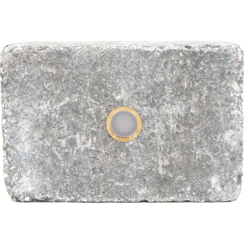 Light By Juhl holmegaardsten med Cosmos messing spot, 14x21x5,5 cm, antracit