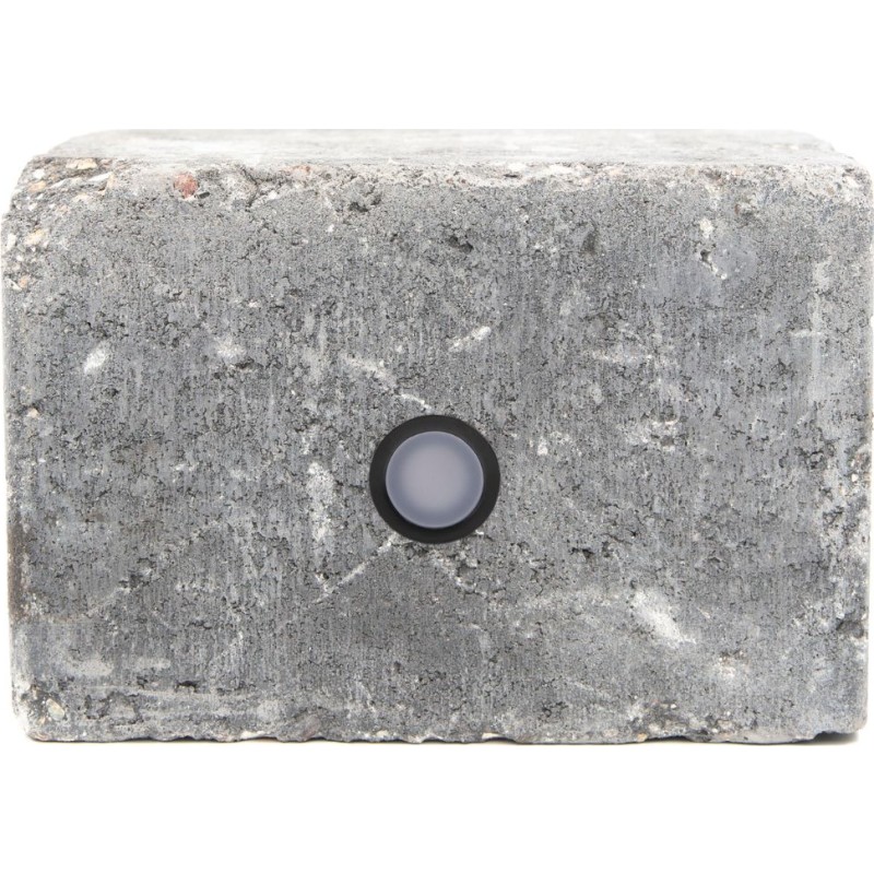 Light By Juhl holmegaardsten kantblok med Cosmos sort spot, 14x21x14 cm, antracit