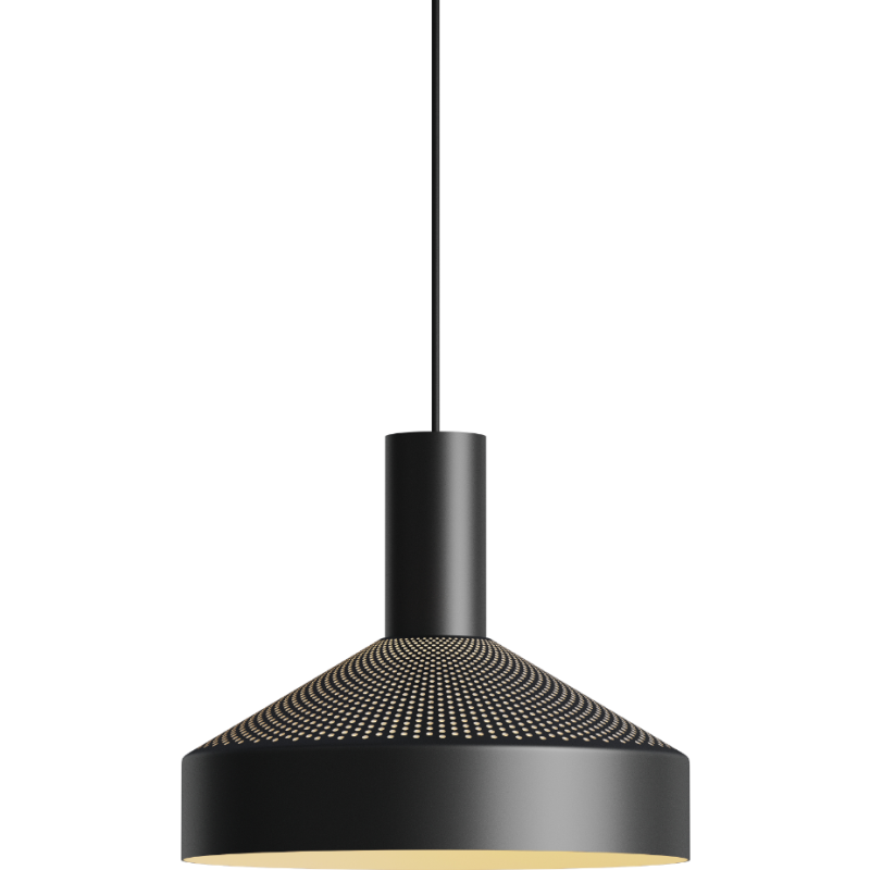 Sackit Dawn pendellampa, &Oslash;25 cm, svart