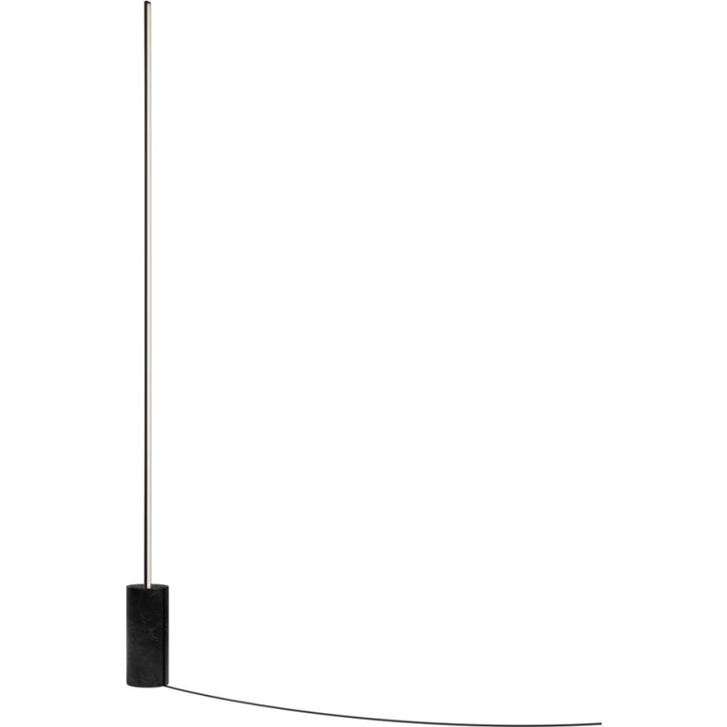Sackit Expo 185 golvlampa, svart