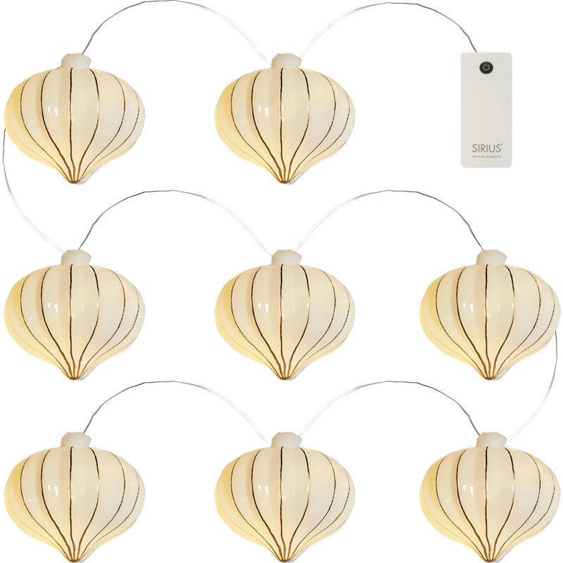 Sirius - Vilma Guirlande, Hvid/Guld, 1,03 m + 25 cm