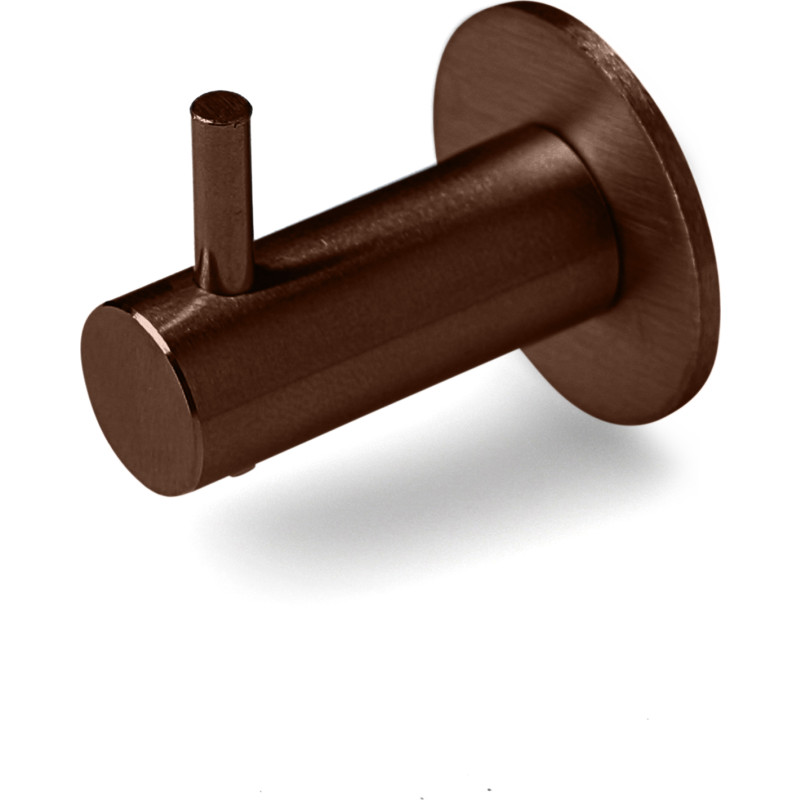 D Line håndklædekrog, børstet bronze