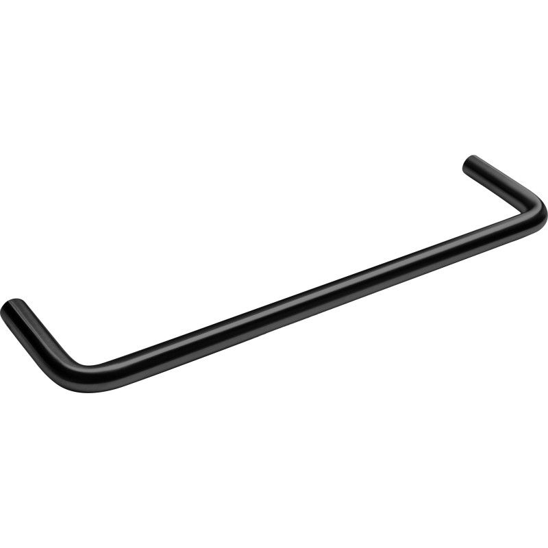 D Line håndklædestang, 30 cm, børstet sort