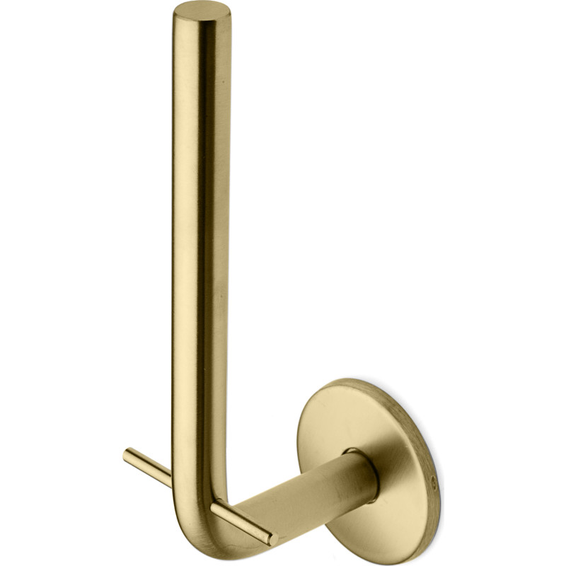 d line reserve toiletrulleholder, 160 mm, børstet PVD messing