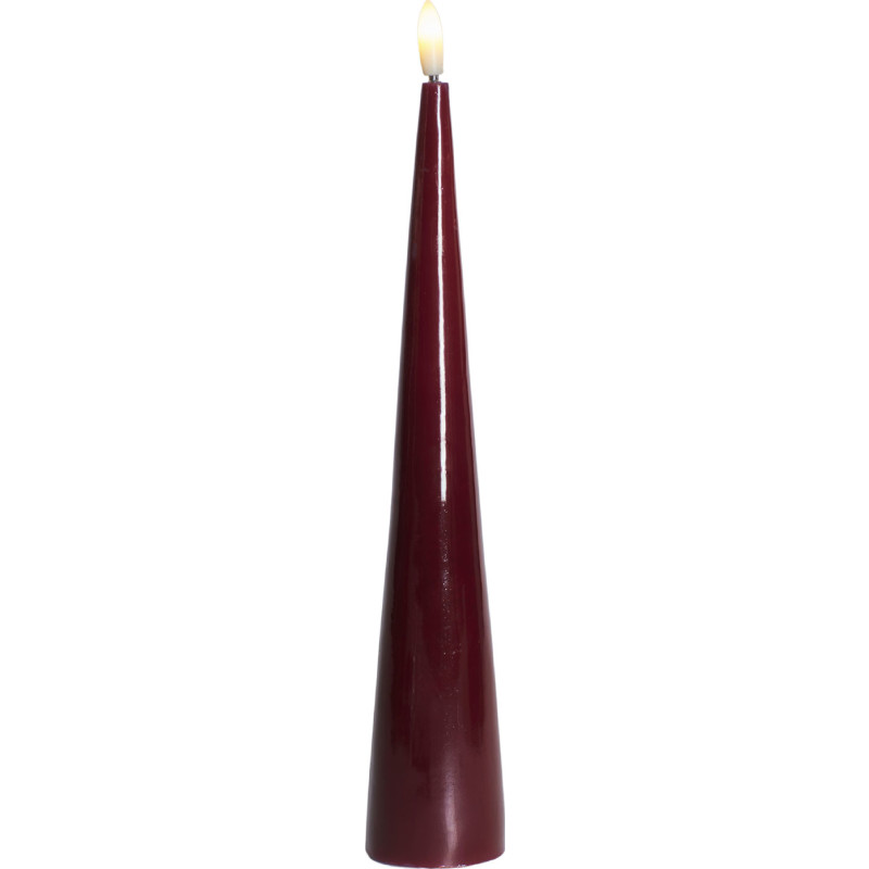 Sirius Sille LED keglelys, batteri, bordeaux