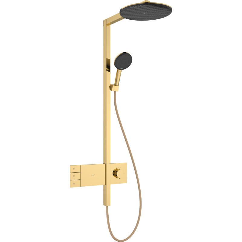 Hansgrohe Raindance Alive S Showerpipe brusesæt, vandsparende, guld