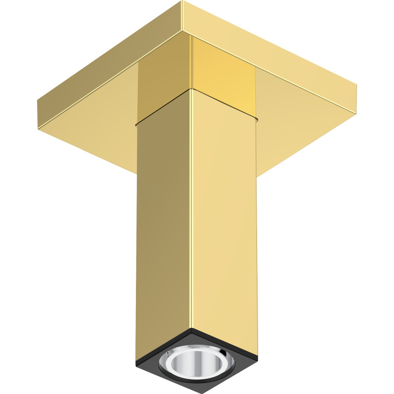 Hansgrohe brusearm, 10 cm, guld