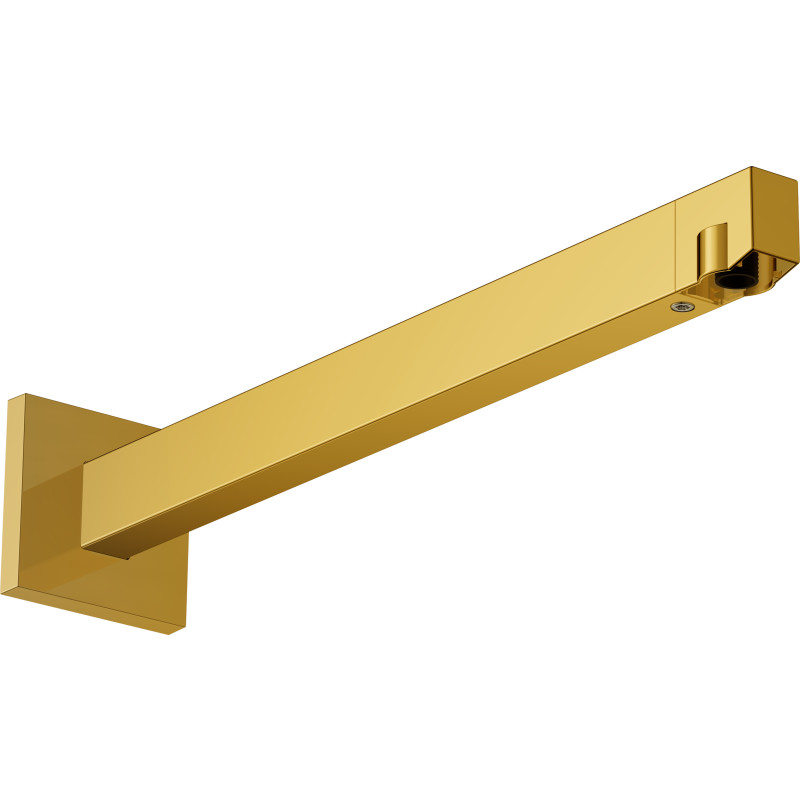 Hansgrohe brusearm, 39 cm, guld
