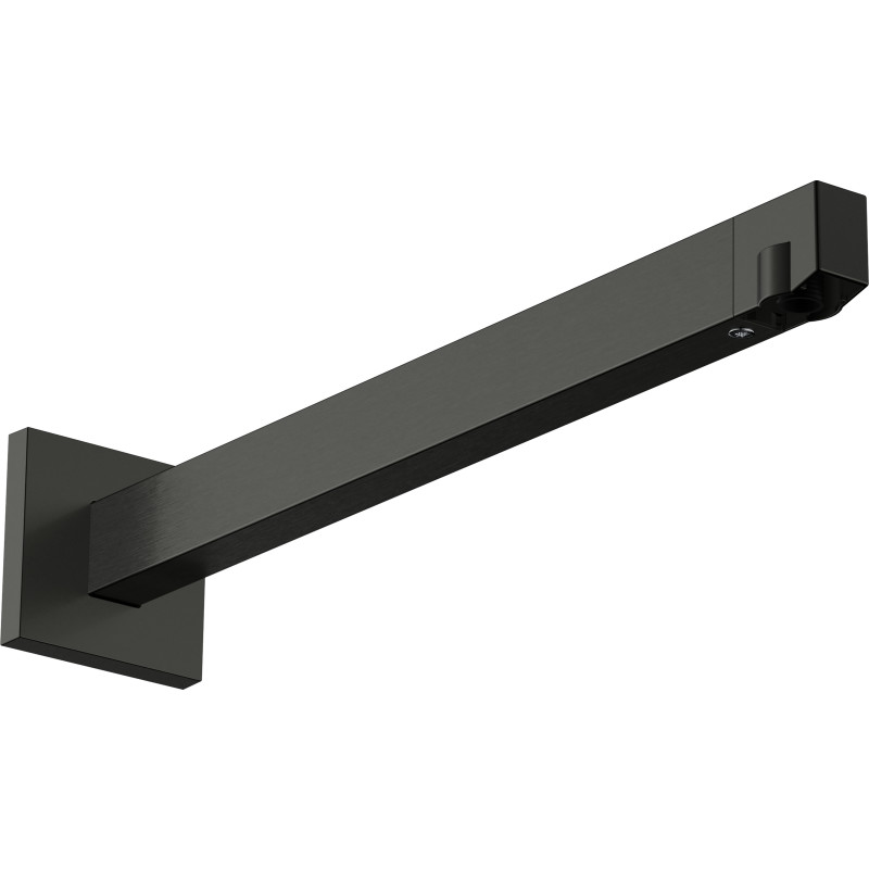 Hansgrohe brusearm, 39 cm, børstet sort krom