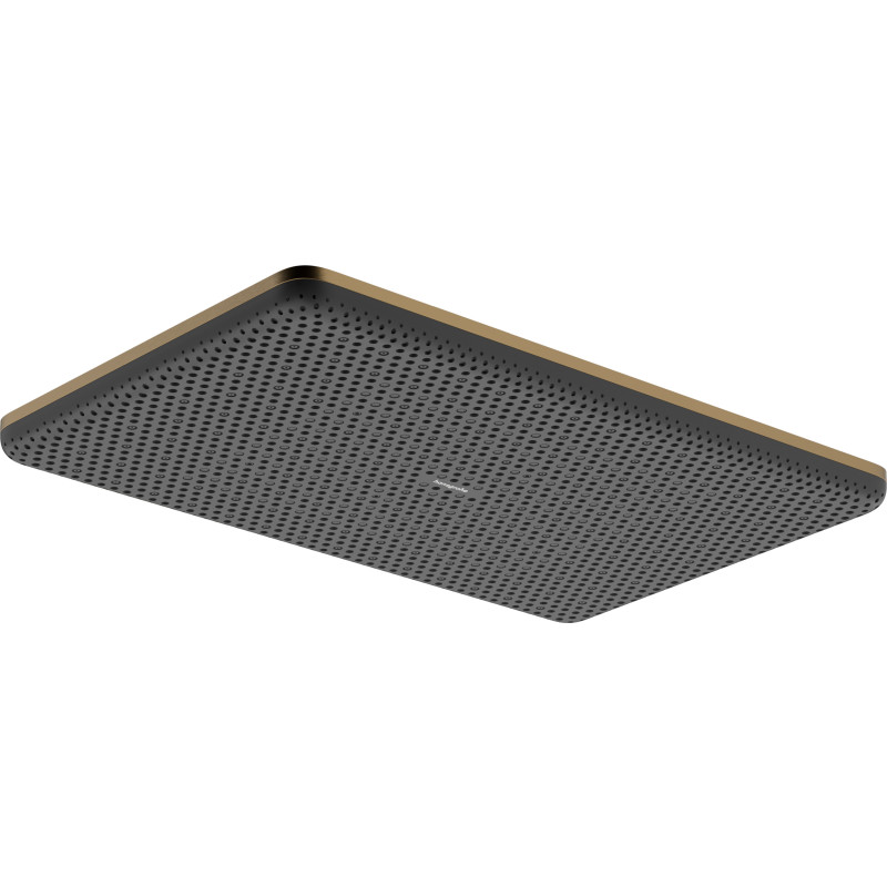 Hansgrohe Raindance Alive Q huvuddusch, 34,3x21,4 cm, vattensparande, borstad brons