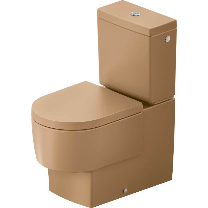 Duravit Balcoon underdel til gulvstående toilet, uden skyllekant, antibakteriel, brun