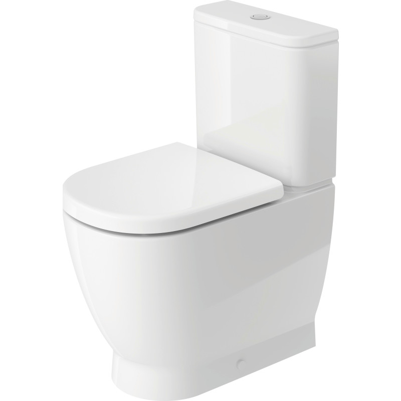 Duravit D-Code underdel til golvstående toalett, utan spolkant, vit