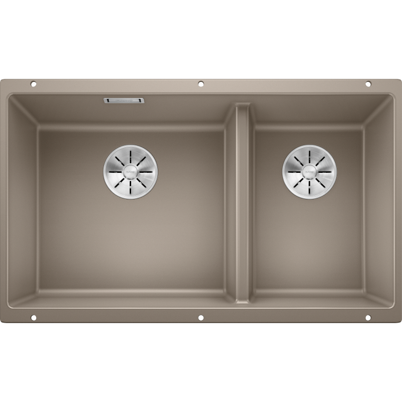 Blanco Subline 430/270-U diskb&auml;nk, 75,5x46 cm, beige