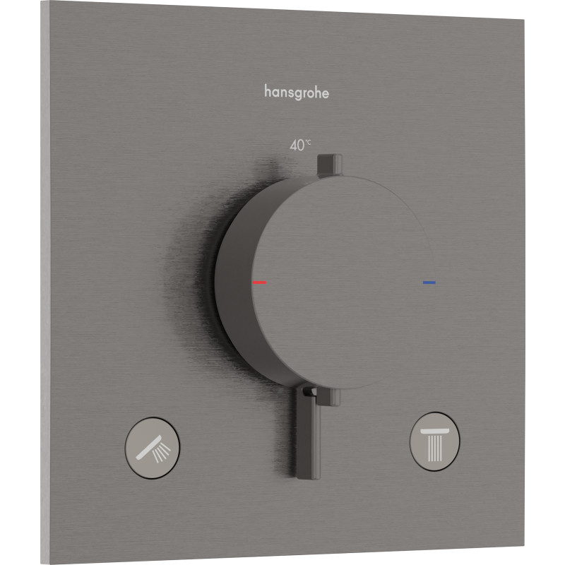 Hansgrohe Ecostat Comfort E brusearmatur, sort krom