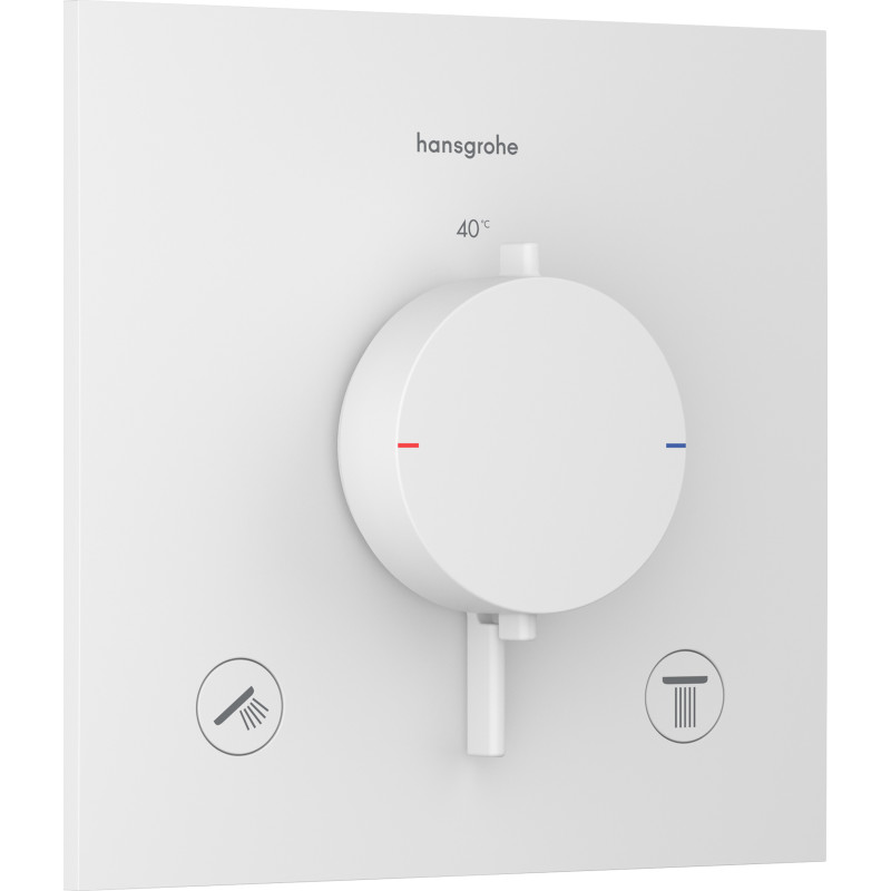 Hansgrohe Ecostat Comfort E brusearmatur, hvid