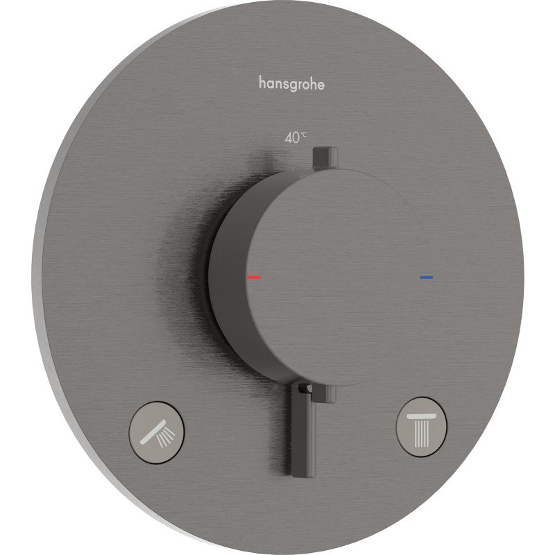 Hansgrohe Ecostat Comfort S brusearmatur, sort krom