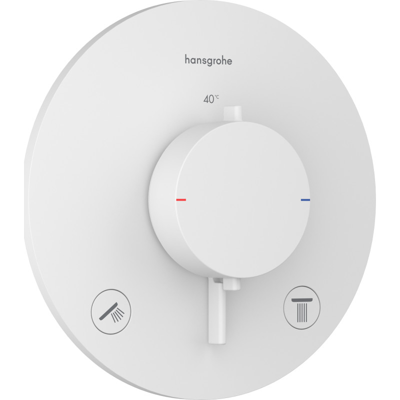 Hansgrohe Ecostat Comfort S brusearmatur, hvid