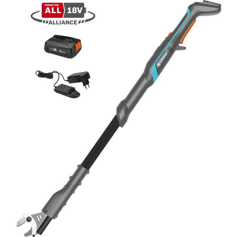 Gardena grensax, 18V 2,0Ah batteri