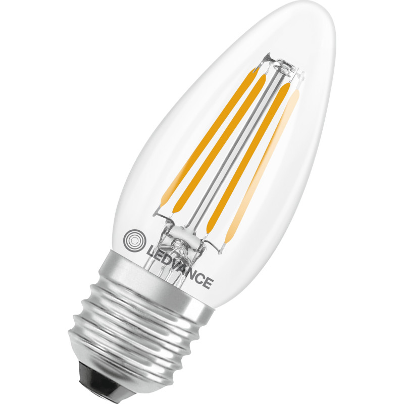 Ledvance Classic E27 kertepære, 2700K, 3,4W