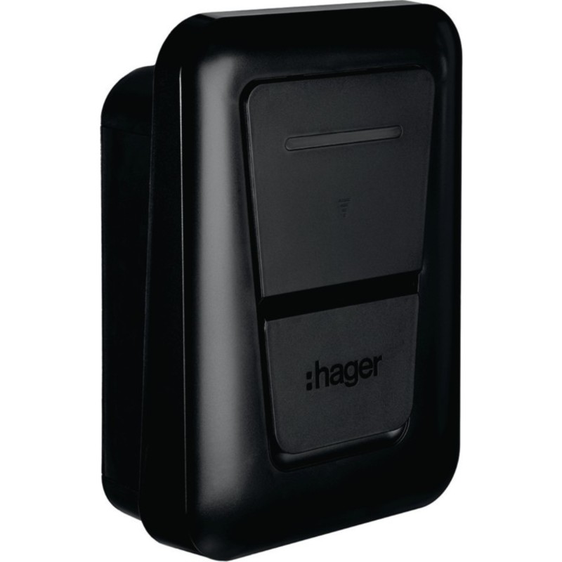 Hager laddbox med fastsatt kabel, typ 2, 11 kW