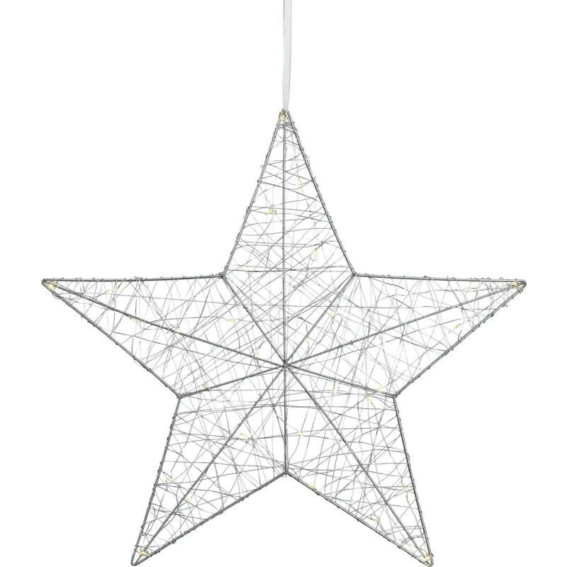Markslöjd Artur julestjerne med lys, 50 cm