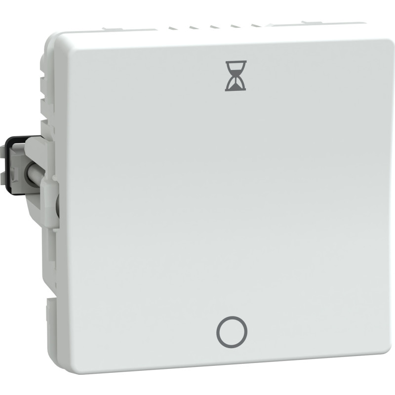 LK Fuga afbryder med timer, 1 modul, hvid